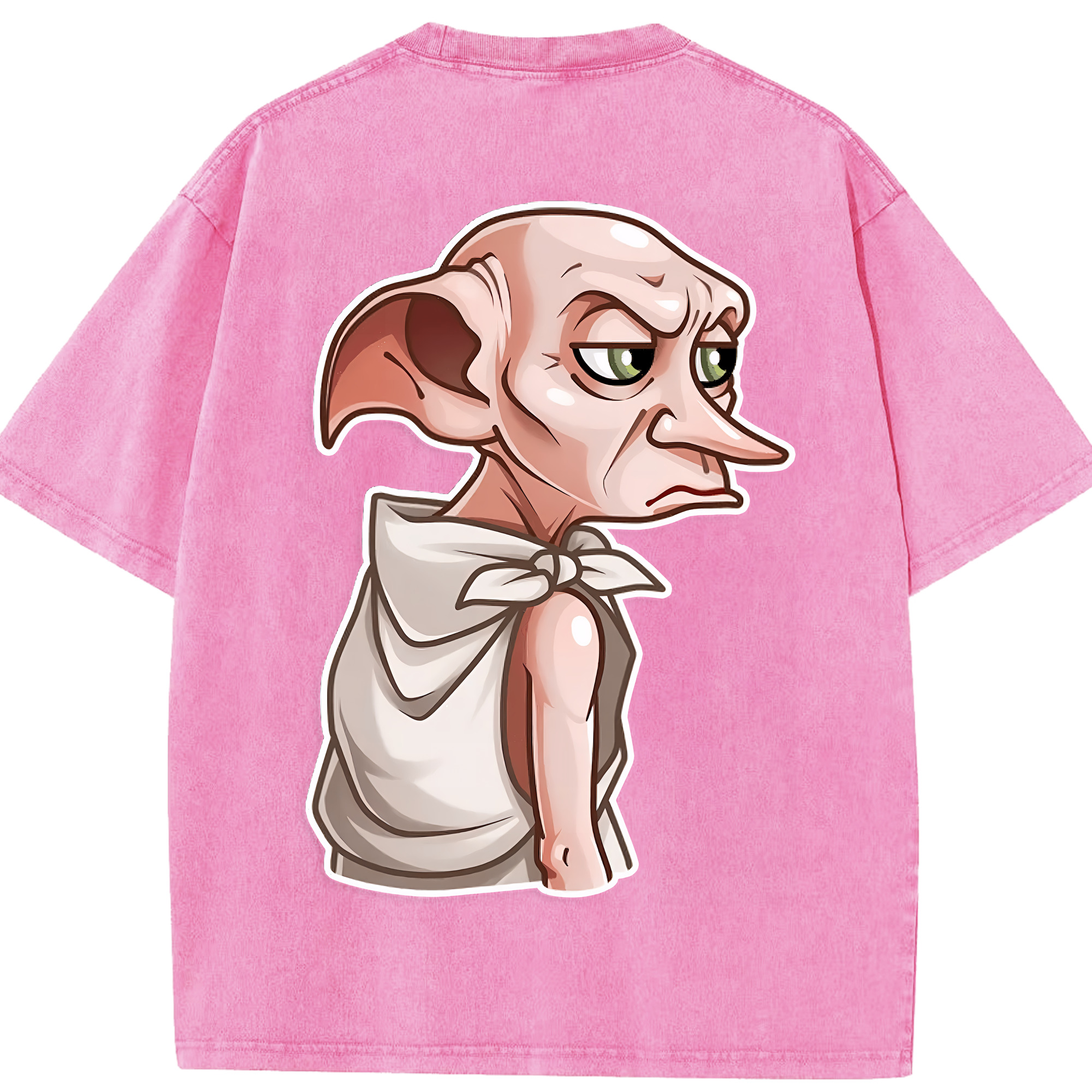 （画像用） Harry Potter ハリー・ポッターシリーズ 綿100% ヴィンテージ風 半袖Tシャツ（背面プリント）